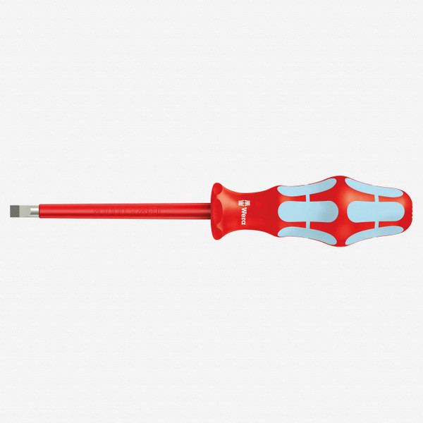 Wera 022732 Kraftform Plus VDE Stainless Steel Slotted Screwdriver, 5.5 x 125mm