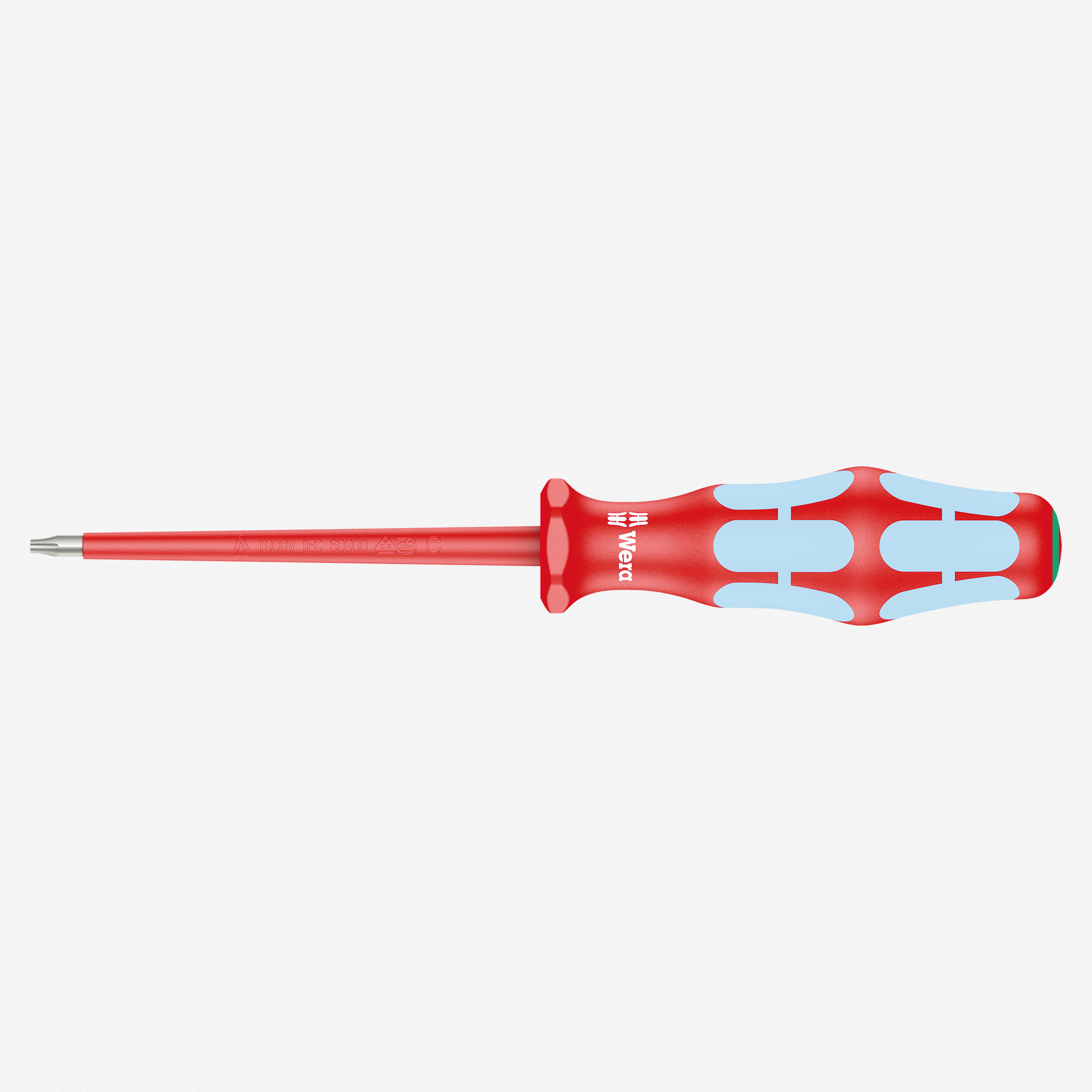 Wera 022760 Kraftform Plus VDE Stainless Steel Torx Screwdriver, T8 x 80 mm