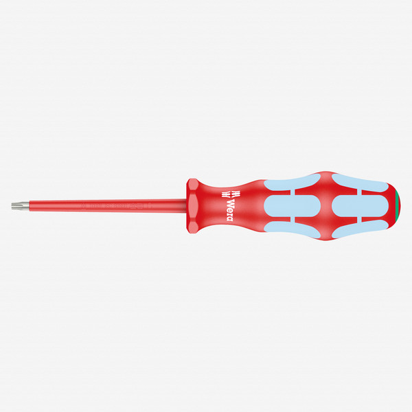 Wera 022763 Kraftform Plus VDE Stainless Steel Torx Screwdriver, T15 x 80 mm