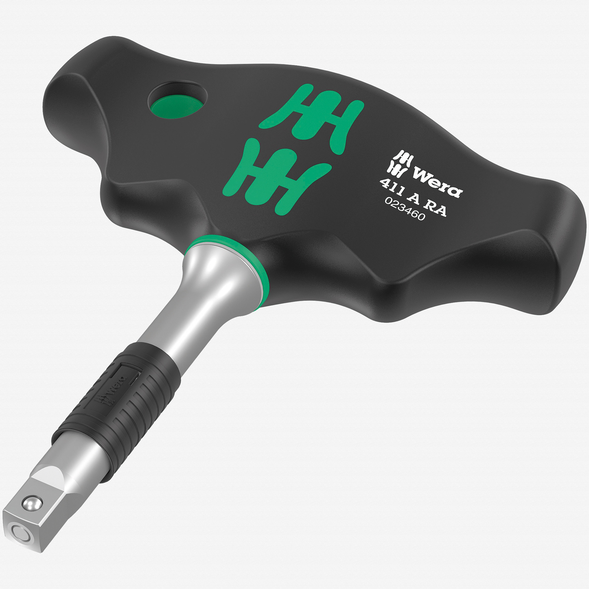 Wera 023460 Ratcheting 411 A RA T-Handle, 1/4" Drive