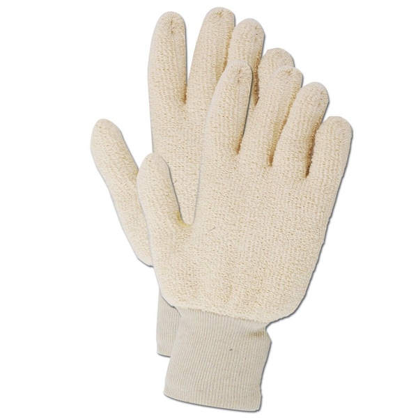 Guantes de terrycloth estándar Magid TerryMaster Jumbo de peso medio, paquete de 12 - PT946RJCOT