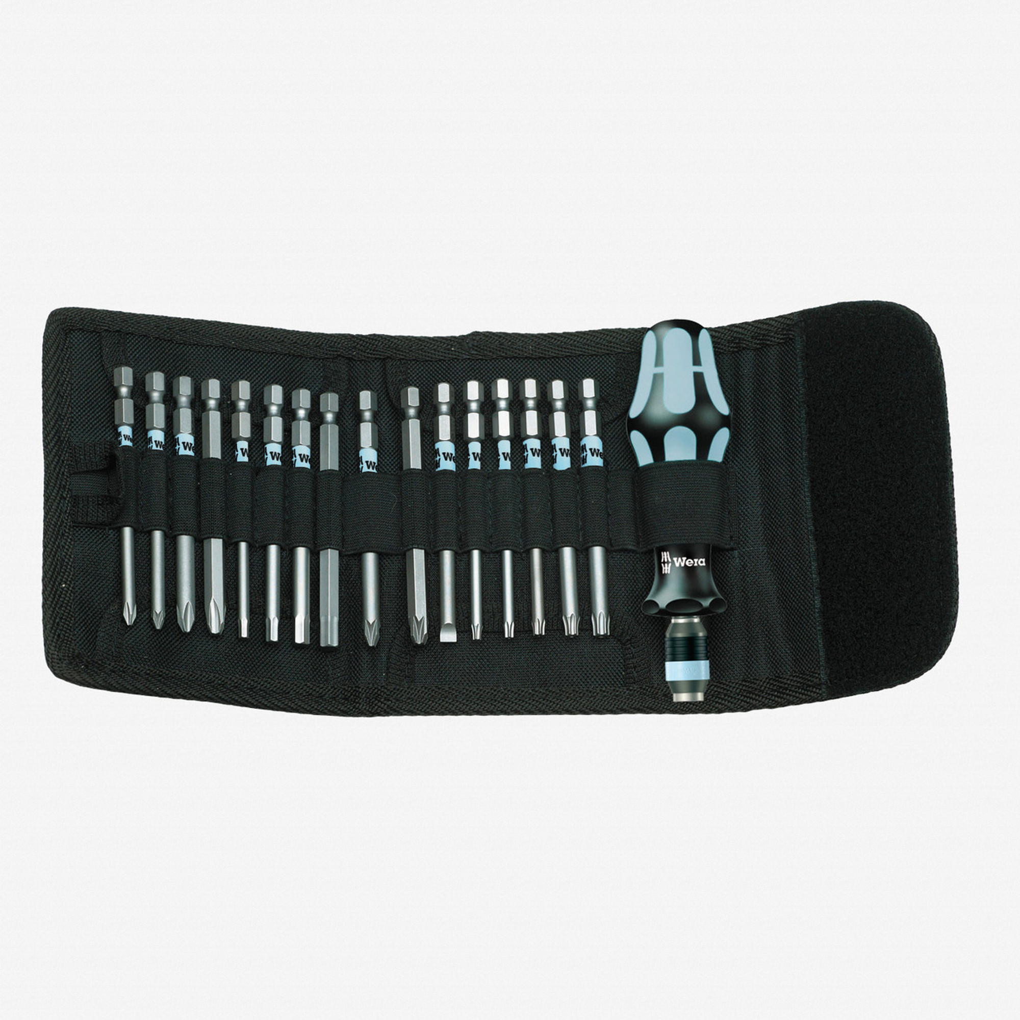 Wera 071117 Kraftform Kompakt 60 Stainless Steel 17 Piece SAE Set