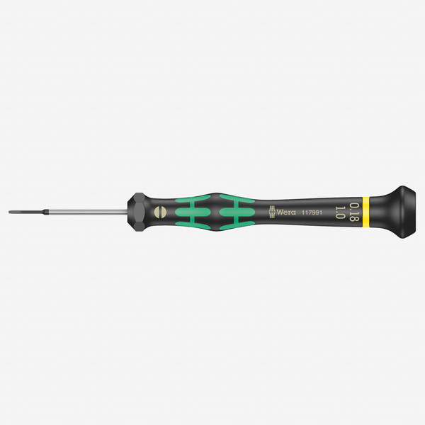 Wera 117991 1 x 40mm Kraftform Micro Slotted Precision Screwdriver