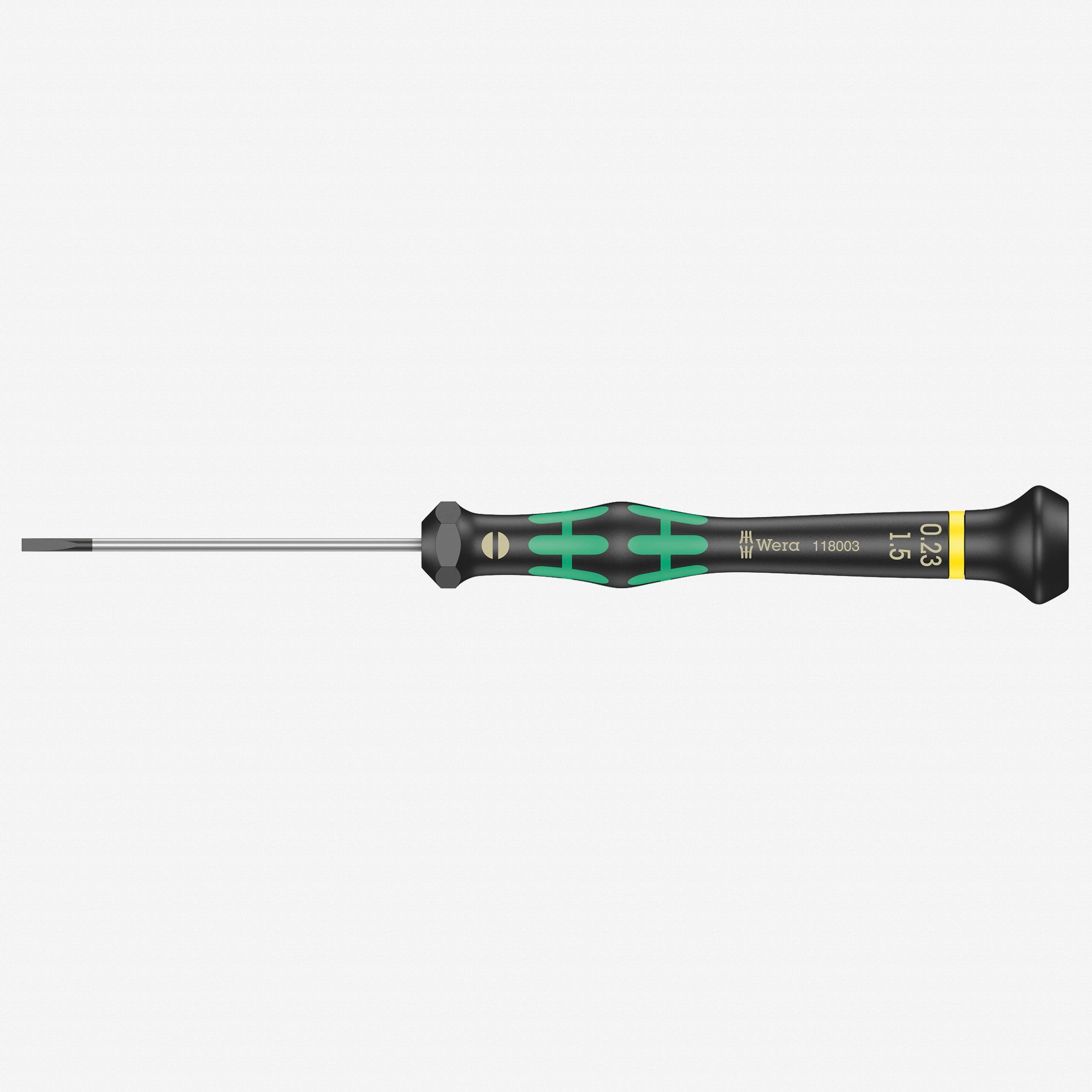 Wera 118003 1.5 x 60mm Kraftform Micro Slotted Precision Screwdriver