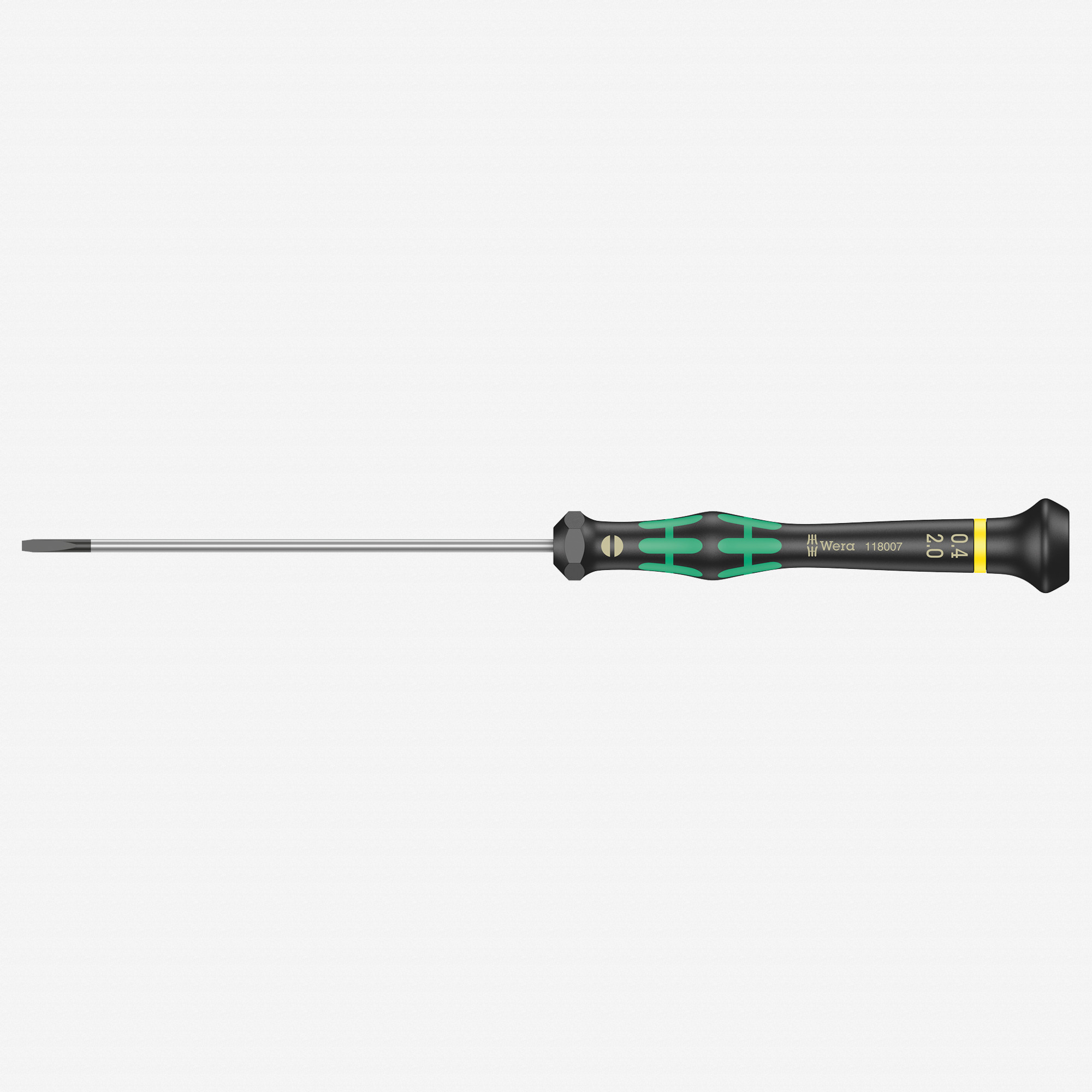 Wera 118007 2 x 100mm Kraftform Micro Slotted Precision Screwdriver