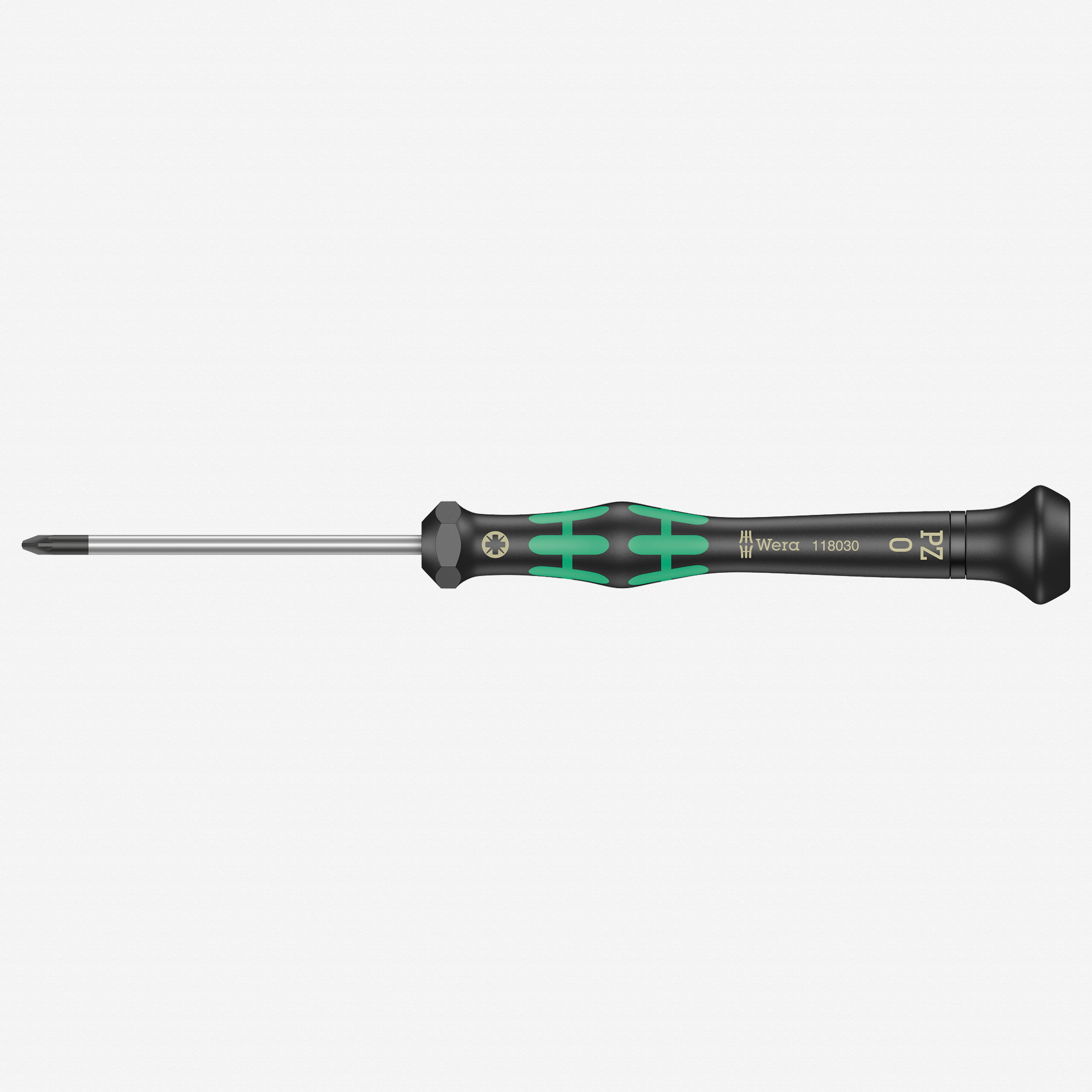 Wera 118030 PZ #0 x 60mm Kraftform Micro Pozidriv Precision Screwdriver