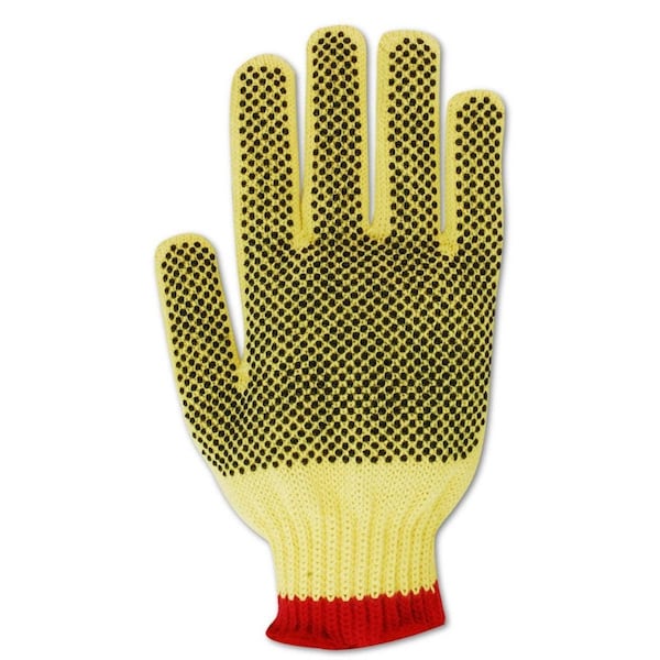 Guantes de Kevlar Magid CutMaster 93KVPR 100 con codificación de color integrada Nivel de corte 4, paquete de 12 - 93KVPR-8