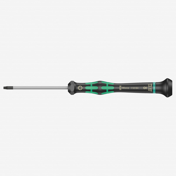 Wera 118184 T8 x 60mm Kraftform Micro Torx HF Precision Screwdriver