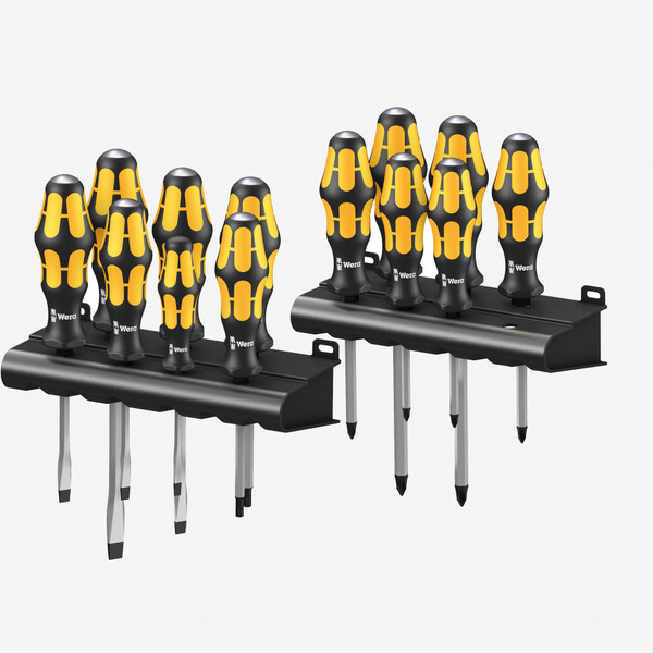 Wera 133285 Kraftform Big Pack 900 13 Piece Slotted/Phillips/Pozidriv/Torx Screwdriver Set