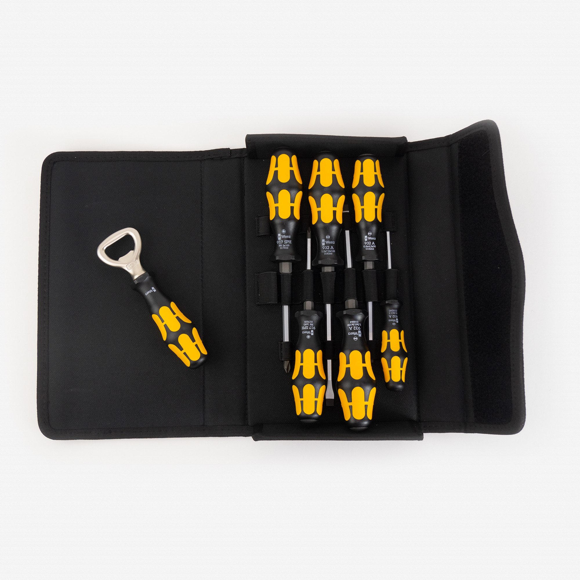Wera 137812 Kraftform 900/7 Chiseldriver Screwdriver Set 2, PH/SL, 7 Pieces