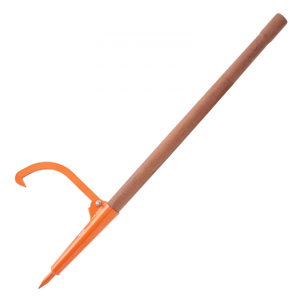 VEVOR Log Peavey 46.5 in Wooden Handle Log Lifter Max 18 in Opening Log Roller - YMQJDJTLOGPEATQEJV0