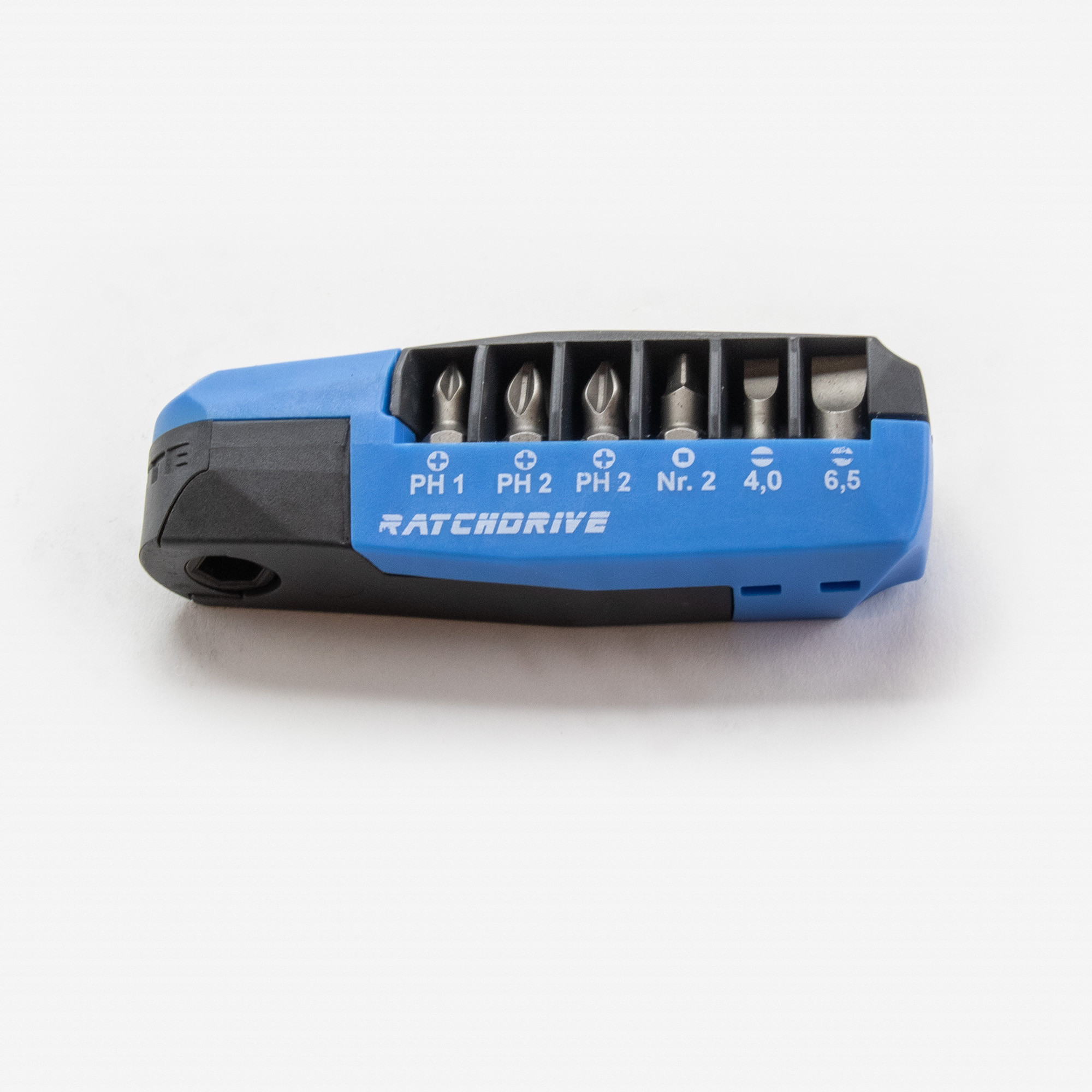 Witte Pro Ratchdrive All-in-one Phillips/Square/Slotted Bit Set, 7 Pieces