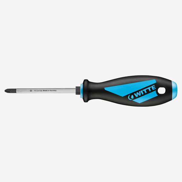 Witte Maxx Pozidriv Screwdriver with Hex Blade, #2 x 125mm