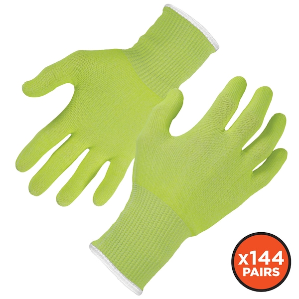 Proflex de Ergodyne 2XL Guantes para alimentos resistentes a cortes de grado alimenticio en color Lima - Caja de 144 piezas - 7040-CASE