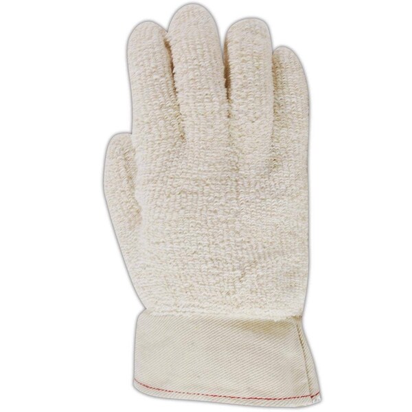 Guantes de franela Mediana Peso LoopsOut TerryMagid TerryMaster PT944R, 12 piezas - PT944RBT