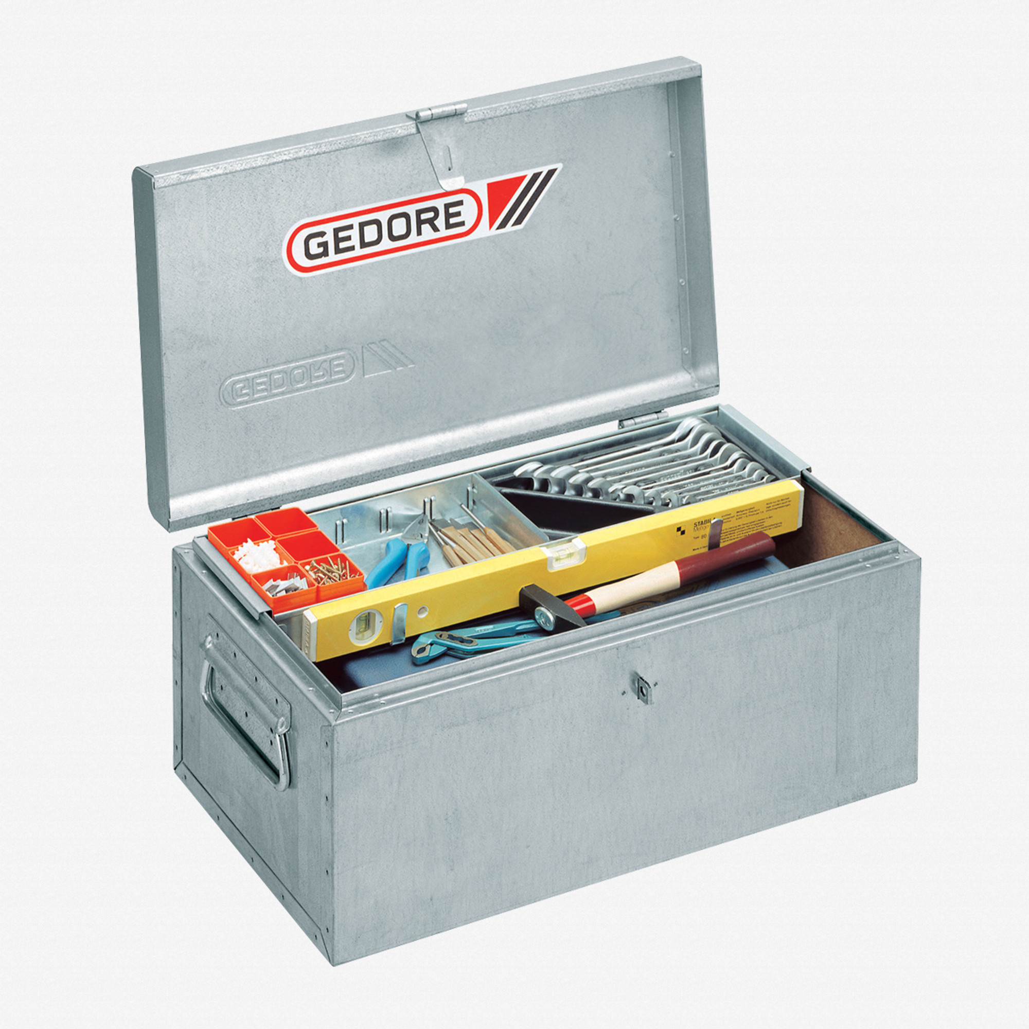 Gedore 1440 Z-70 Tool box JUMBO, zinc-plated, 320x698x387 mm