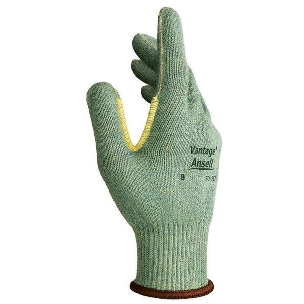 Guantes resistentes a cortes Ansell, Nivel de corte A4, calibre 10, color gris, M (8) - 70-761