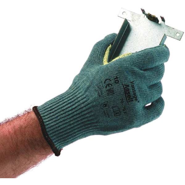 Guantes resistentes a cortes Ansell, Nivel de corte A4, calibre 10, color gris, M (8) - 70-761