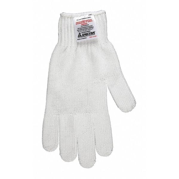 Guantes resistentes a cortes de seguridad Mcr, Nivel de corte A7, calibre 7, blancos, XL (10) - 9345XLD.