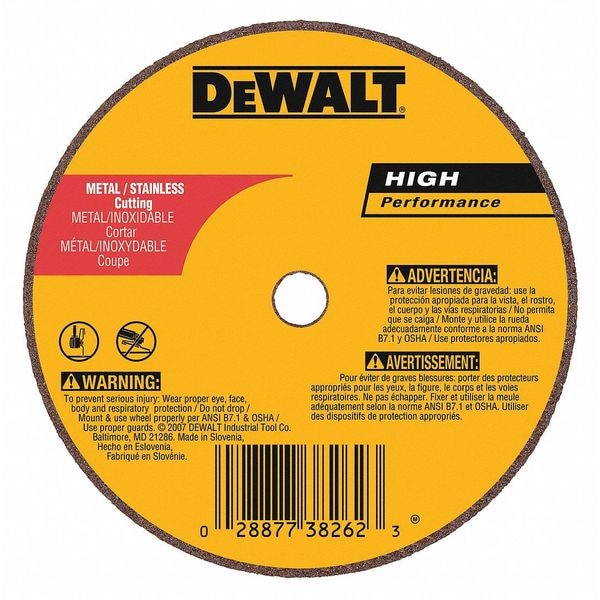 Dewalt 2-1/2" x .035" x 1/4" A60T long life wheel - DW8701