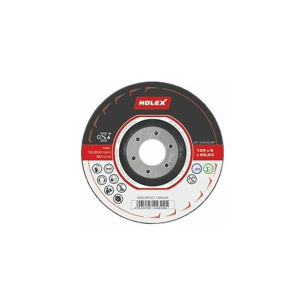 Holex 2-in-1 Rough Grinding Disc, for Steel and Stainless Steel, Dia: 230 mm - 560500 230X8