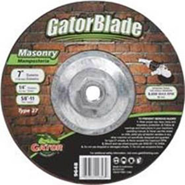 Defenseguard Metal Depressed-Center Grinding Wheel, 7 x 0.25 x 0.62-11 in. - DE3347860