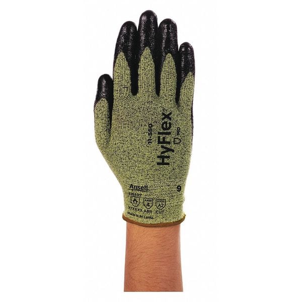 Guantes recubiertos resistentes a cortes Ansell, Nivel de corte A2, 15 ga, verde, 2XL (11) - 11-550