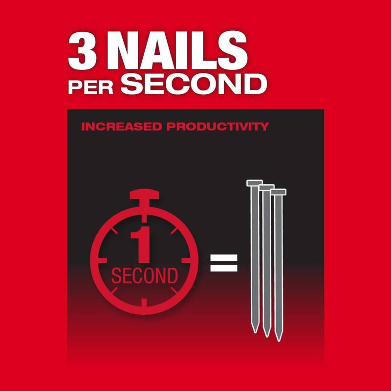 Milwaukee M18 FUEL Clavadora inalámbrica de encuadre de 30 grados de 18 voltios con batería de iones de litio de 3-1/2 pulgadas (solo herramienta) con escuadra de 7 pulgadas - 2745-20-MLSQ070