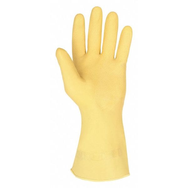 Guantes resistentes a productos químicos de 12" Mcr Safety, látex de caucho natural, L, 1 par - 5110L