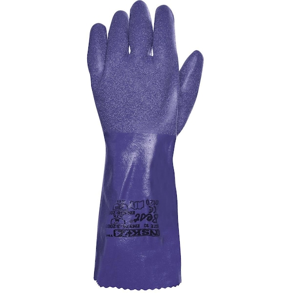 Guantes de nitrilo biodegradables resistentes a químicos de 15 mil del tipo Showa NSK24 - NSK24-10.