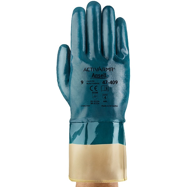 Ansell Hylite 47409 Talla 7, 0, Pk144, Nitrilo, Azul, 7, 144 PK - 47-409