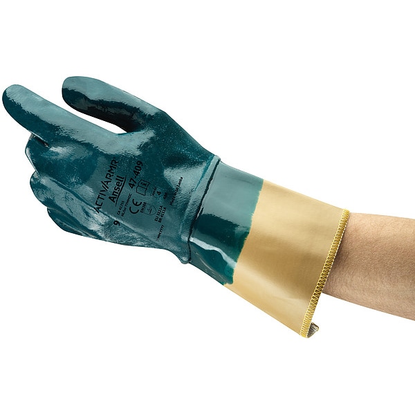 Ansell Hylite 47409 Talla 7, 0, Pk144, Nitrilo, Azul, 7, 144 PK - 47-409