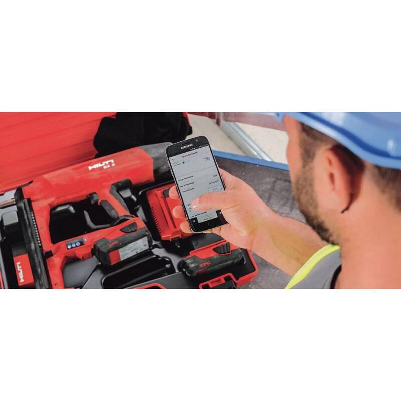 Clavadora inalámbrica Hilti de 22 voltios con batería de iones de litio Bluetooth sin escobillas BX 3 activada por batería - 2161625