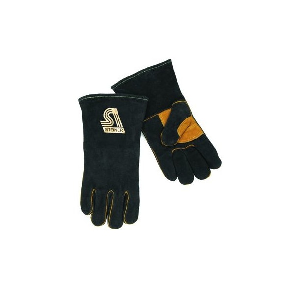 Guante de soldadura Steiner LG BLACK B-SA con forro de espuma - SB2619B-L