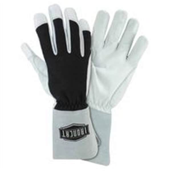 Equipo de protección West Chester 813-9073/L Guantes Tig de Nomex; Grande; Negro; Blanco y Gris - 813-9073/L