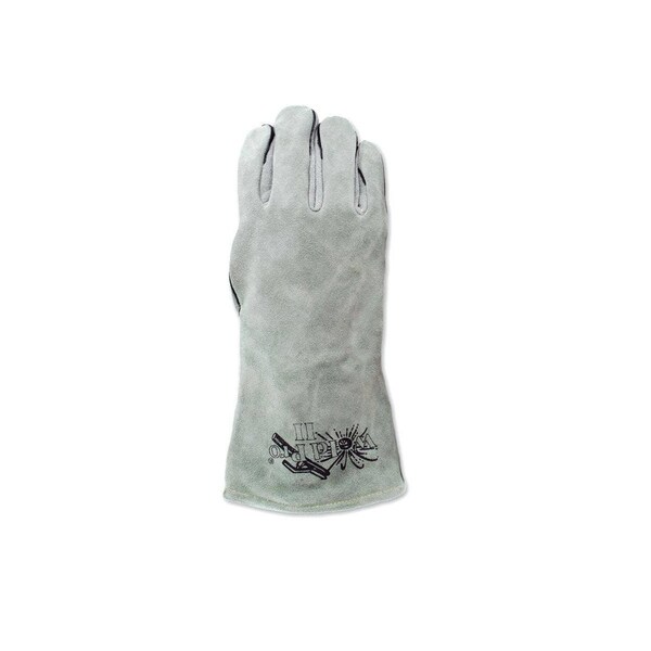 Guantes de soldadura de cuero WeldPro Magid con respaldo forrado de lana, paquete de 12 - M6704FHL