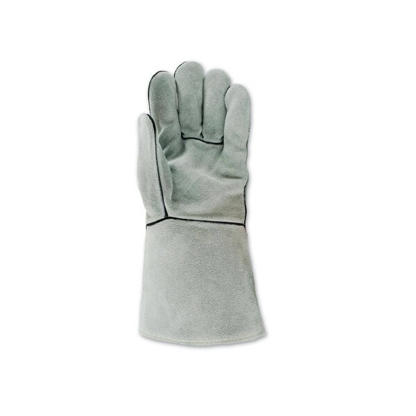 Guantes de soldadura de cuero WeldPro Magid con respaldo forrado de lana, paquete de 12 - M6704FHL