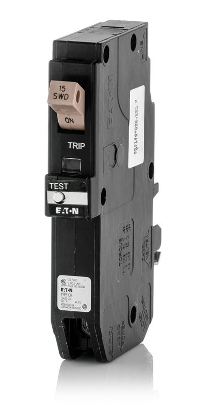 Eaton CHFGFT115PN 1 Pole Ground Fault Circuit Breaker