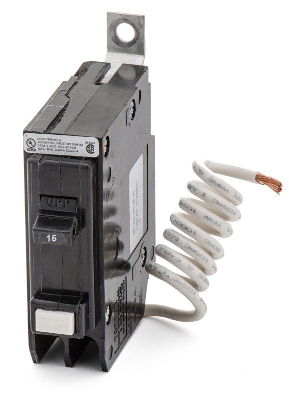 Eaton/Cutler-Hammer QBGF1015 1 Pole Circuit Breaker