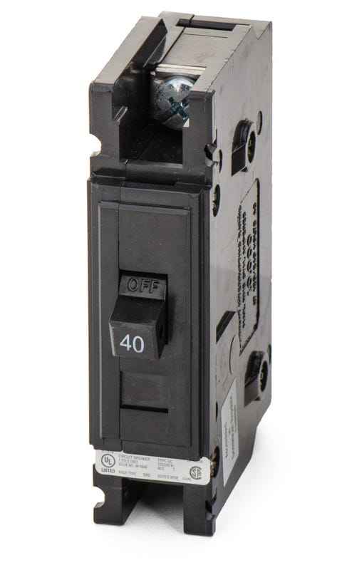 Eaton/Cutler-Hammer QC1040 1 Pole Circuit Breaker