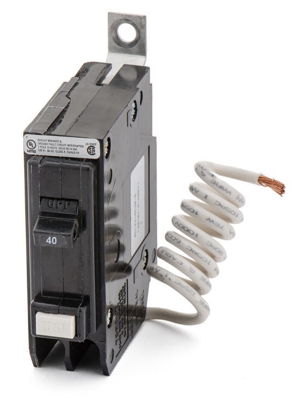 Eaton QBGFT1040 1 Pole Ground Fault Circuit Breaker