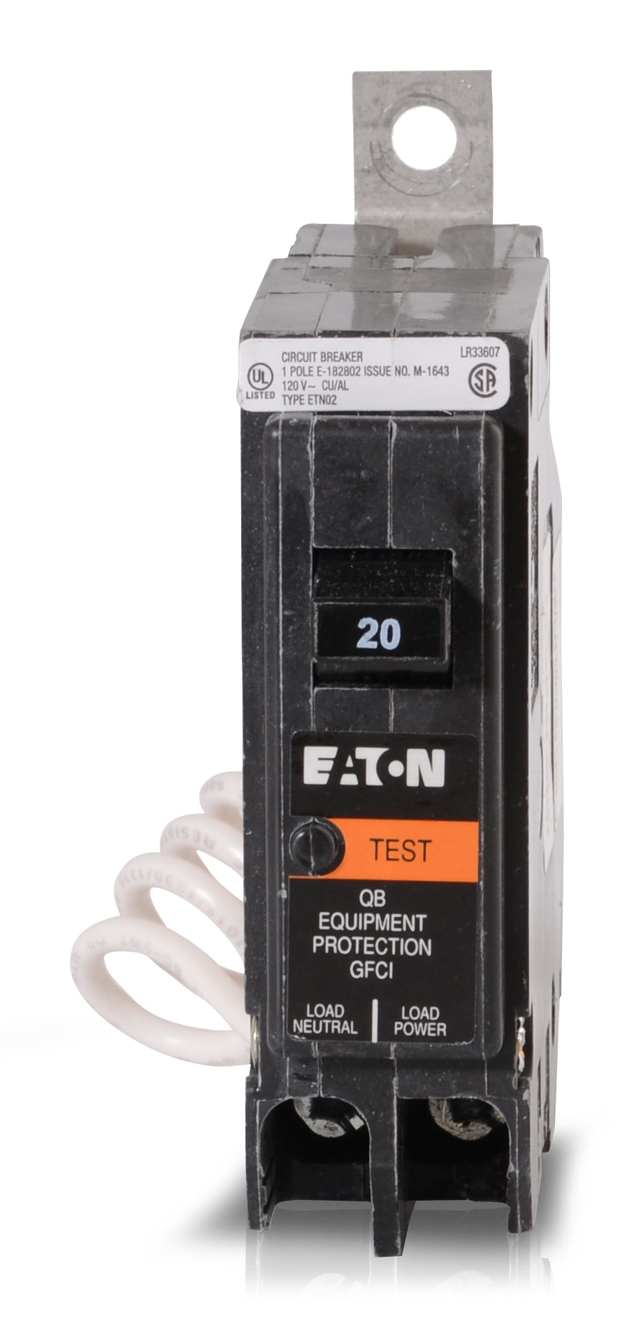 Eaton QBH1020EP 1 Pole Ground Fault Circuit Breaker