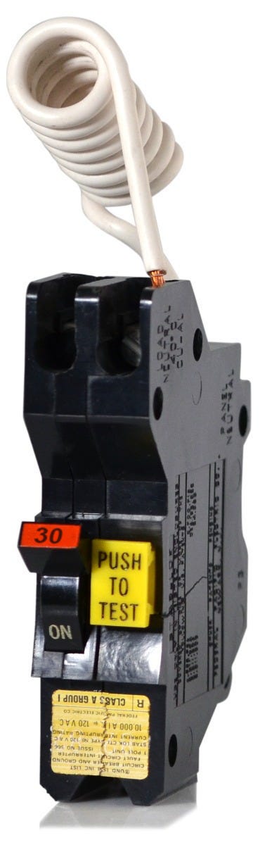 Federal Pacific NBGF30 1 Pole Ground Fault Circuit Breaker