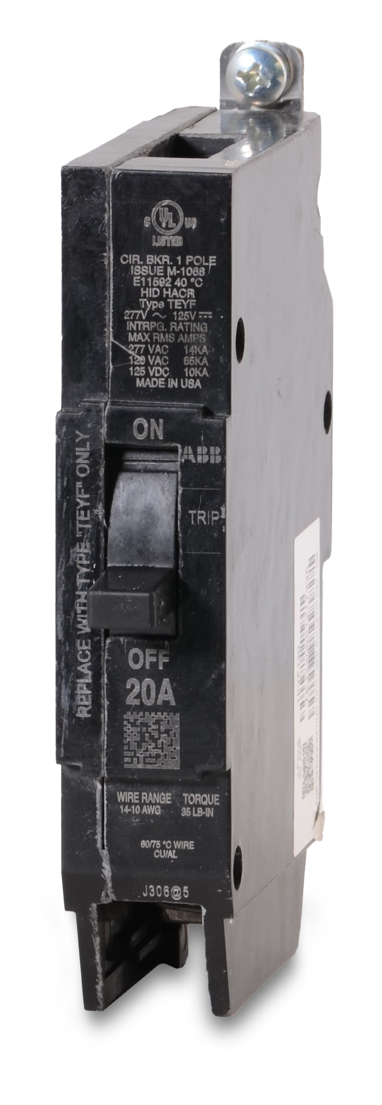 General Electric TEYF120 1 Pole Circuit Breaker