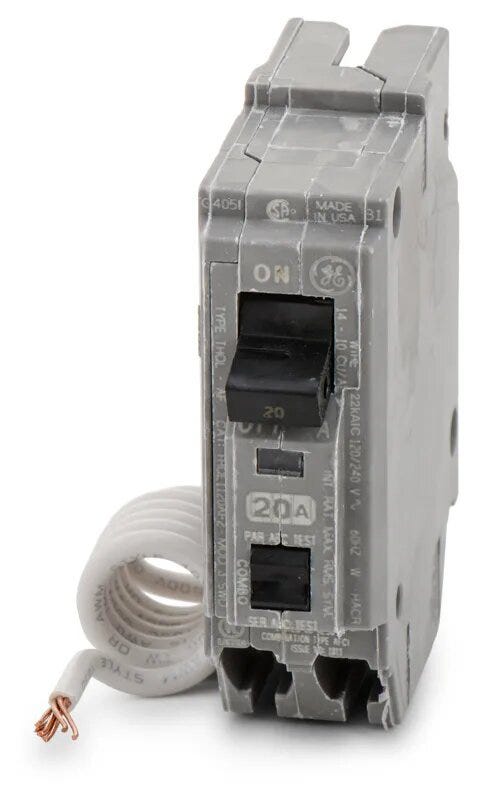 General Electric THHQL1120AF 1 Pole Arc Fault Circuit Breaker