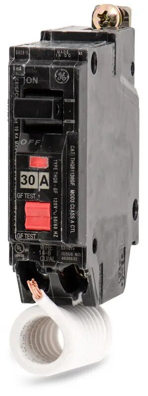 General Electric THQB1130GF 1 Pole Ground Fault Circuit Breaker