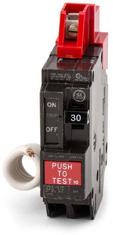 General Electric THQC1130GF 1 Pole Circuit Breaker Ground Fault
