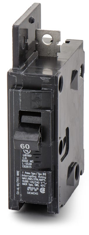 Siemens BQ1B060H 1 Pole Circuit Breaker