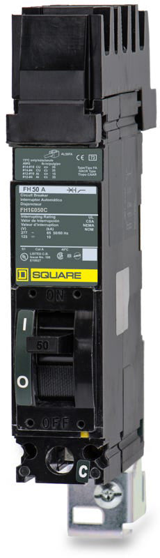 Square D FH16050C 1 Pole Circuit Breaker