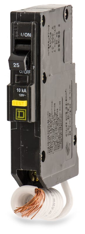 Square D QO125GFI 1 Pole Circuit Breaker Ground Fault